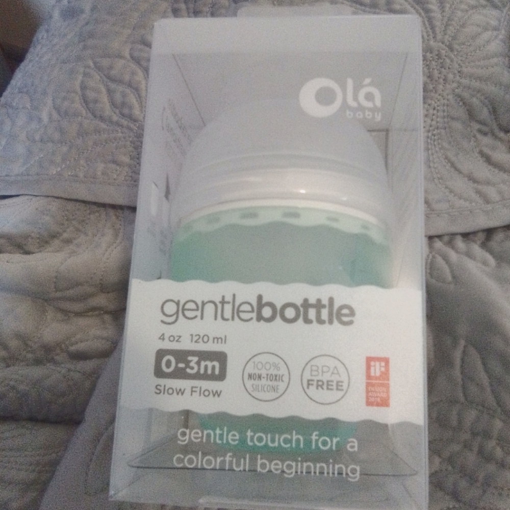 Gentle Baby bottle "Ola baby" 0-3M (Slow flow)